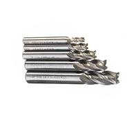5pcs Mill Cutter Drill Bit Set 4 Flute Straight Shank 4/6/8/10/12mm Endmill Tool for CNC Milling Machine milling