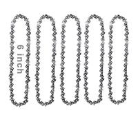 5Pcs Mini Chainsaw Chain 6 Inch Replacement Chains for Portable Mini Chainsaw, Guide Saw Chain for Wood Branch Cutting Mini Chainsaws(37 Drive Links)
