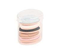 5Pcs Mini Finger Puff Foundation Small Air Cushion Powder Sponge Face Concealer BB Cream Cosmetic Applicator Makeup Tools(5 mix in case)