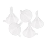5pcs Mini Funnel Small Clear Plastic Funnel,transparent Mini Funnel,liquid Filing Kitchen Clear Funnels,travel Clear Funnels,for Bottle Filing,essential Oil,perfume,lab Bottles Etc