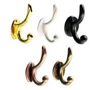 5pcs Mini Hanging Hooks for Doll Clothes - Decorative Wall Hooks for Wardrobe Display, Simulation Toy Model Props, Perfect for Miniature House and Craft Projects