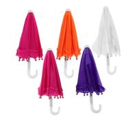 5pcs Mini Lace Umbrella Toy for Kids DIY Birthday Decor