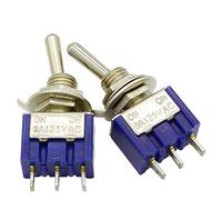 5pcs Mini MTS-102 3-Pin G107 SPDT ON-ON 6A 125V 3A250VAC Toggle Switches