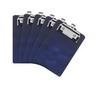 5pcs Mini Pocket Size Clipboard 6x4 Inch Plastic Memo Board