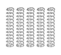 5PCS Mini Stainless Steel Extension Springs Assortment, Mechanical Compression Coil Spring Replacement, Compression Springs, Spring Assorted for Home Repairs, DIY Projects