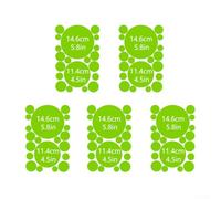 5PCS Minimalist Polka Dot Stickers, Removable Decor For Children's Play Areas And Learning Environments(The green circle)