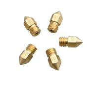 5PCS Mk8 Brass Nozzle Printer Accessories 0. 1mm 0. 2mm 0. 3mm 0. 4mm 0. 5mm 0. 6mm Head For 1. 75mm Mk8 Pointed Brass Nozzle(1.75mm0.4mm)
