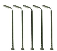5Pcs Model Railway Led Lamppost Lamps Street Lights, For N Scale Railway Building Model Layout Accessories