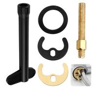 5Pcs Monobloc Tap Fixing Kit Single Hole Hot and Cold Water Monobloc Tap Bolt Tap Faucet Fixing Fitting Nut Kit Horseshoe Installation Fastening Accessories for Bathroom Basin Kitchen Sink Mixer