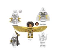 (5pcs) Moon Knight Minifigure Marc Spector Marvel Super Hero Minifig Figure Gift Toy