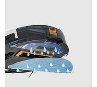 5pcs Mop Cloth Replacement Pads for Tesvor M1 S6 S4 and Vacuum Cleaner Robots Soft Material for Safe and Effective Floor Cleaning