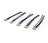 5pcs Motorcycle Button Switch Connectors 2pin 3pin 4pin 120mm For Start Horn Turn Low Beam Switches Moped Scooter(4pin)