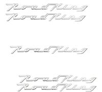 5PCS Motorcycle Decals Stickers Chrome 3D 110/105th Anniversary Universal Motorbike Emblem Badge for Harley Touring Road King FLHRC