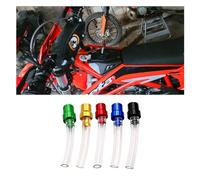 5PCS Motorcycle Gas Fuel Tank Cap Breather Hose, Universal CNC Gas Cap Valve Vent, Breathing Valve Tube Compatible with ATV Quad CRF YZF RMZ KLX DRZ Pit Dirt Bike Motorcycle