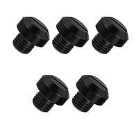 5pcs Motorcycle Mirror Hole Plug M10 Right Handed Thread | Fills Unused Mirror Holes, Resists Vibration, Hexagonal Bolt Head Design, Fits Handlebars and Scooters