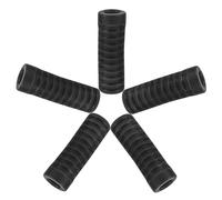 5pcs Motorcycle Rubber Gear Shift Pedal Cover Protector for 125 Models | Black Rubber, Enhanced Grip for Rainy Rides and Garage Maintenance, Easy Tool-free Install