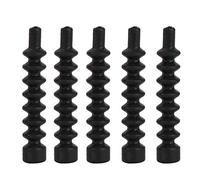 5PCS Mountain Bicycle Bike V Brake Cable Rubber Boots, Great Brake Rebound Feel, Suitable for V-Brake Mountain Folding Bike