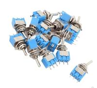 5pcs MTS-102 3-Pin SPDT ON-ON 6A 125VAC Miniature Toggle Switches