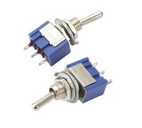 5pcs MTS-102 3-Pin SPDT ON-ON 6A 125VAC Miniature Toggle Switches(70A)