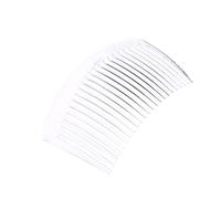 5Pcs Multi-functional Plastic Hair Comb, 23 Teeth Insert Comb Styling Tools Hair Accessories(transparent)