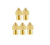 5pcs Multi Size Nozzles for Ender 3 V3 SE/Ender 5 S1/Ender 7 3D Printer, Brass Hotend Nozzles 1.75mm
