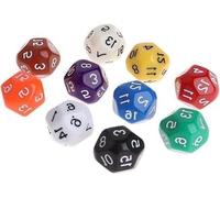 5Pcs Multicolour Polyhedral Dice for Dungeons and Dragons 16 Sided Dice Set Polyhedral Dice with Other Table Games with Random Multi Colored Assortment Playing Game Dice