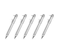 5Pcs Multifunction Ballpoint Pen Measuring Tool Vernier Caliper Pen 0-100mm Measuring Ruler Roller Ball Stationery Vernier Caliper