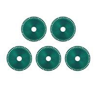 5PCS Multifunctional Cutting Saw Blade, 100mm OD 20mm ID Diamond Circular Saw Blade for Angle Grinder, Ultra Thin 2mm Low Noise Cutting Disc for Wood Glass Tile Metal PVC