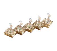 5PCS Multifunctional Nail Extension Holder Manicure Nail Art Accessories Display Artificial Nail Stand Safe Sleek Display Shelf
