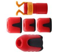 5PCS Multiple Size Screwdriver Bit Enhancers Set Nonslip Base ABS Materials Generic Tool Compatibility Strong Cores Tool Accessories