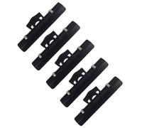 5pcs Music Score Clip for Paper and Sheets, Portable ABS Metal Holder | Page Fixing for Home Practice and Going out Play, Black Finish, Multi Purpose Use