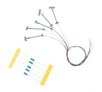 5pcs N Scale LED Mast Lights 36mm Model Railway
