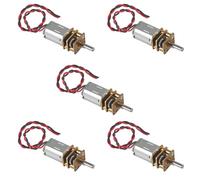 5pcs N20 Gear Motor DC 3V-6V Slow Speed Full Metal Gearbox DIY Robot Car