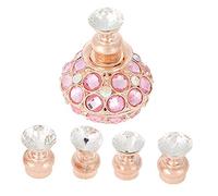 5Pcs Nail Art Display Practice Stand Shelf, Nail Art Training Stand, Magnetic Crystal Base with Rhinestone Alloy Tips Holder for Salon & DIY Nail Technicians