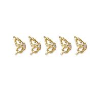 5Pcs Nail Art Rhinestones Luxury Crystal Diamonds 3D Jewels Zircon Decorations Art Decoration Supplies