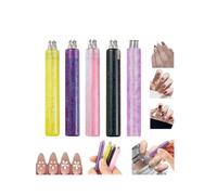 5PCS Nail Art Tools - 5 Petal Flower Nail Dotting Pen,2026 New Flower Dotting Tool for Nails,One Stroke FlowerDesign Tool,1.8mm Fine Tip Rhinestone Pickers,Manicure Art Tools for Rhinestones DIY Salon