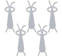 5PCS Nail Magnet, Kitten Eye Magnet for Nails, Iron Sheet Halo Naiil Effect Manicure Tool Wand Strong Suction Bunny Design, Multifunctional Strong Magnetic Polish Magnnets Cat's Eye Gel Rabbit Design