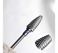 5pcs Nail Tungsten Steel Grinding Head, Metal Accessory Drill Bit, Fast Removing Nail without Burning, Nail Art Tools(Blue(m))