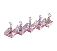 5Pcs Nails Art Organized Display Stand Of Press On For Retail Salon Applications Product Rack Nail Product Rack