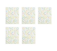 5PCS Nails Art Stickers With Fruit Patterns Durability Not Toxic Nails Decals For Daily Use Or Parties Non Toxic Nail Decorations