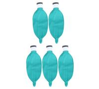 5PCS NBR Gasbags Breathing Bags Reusable Training Gasbag NBR Rubber Bags 0.5L Laboratory Gas Bags 22mm Port Inner Diameter