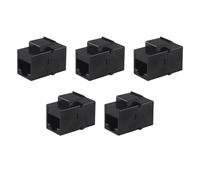 5pcs Networking Module 8P8C RJ45 CAT6 Low Latency Pass-Through Connector for Home Data Center Installation/Home Data Module