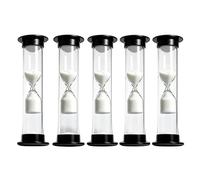 5Pcs New Mini Hourglass Sand Timer - 1 Minute (60 Seconds) Sandglass Clock | Compact Sand Timer for Games, Workouts & Time Management | Portable Timekeeping Tool