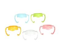 5pcs Newborn Bottles Baby Bottle Handle Grip Baby Wide Mouth Bottle Baby Bottle Handle Grips for Wide Mouth Bottles, Set of 5, Food Grade PP Material, 11 x 6.9 x 6.7 cm