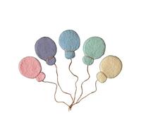5Pcs Newborn Photography Props Handmade Baby Wool Felt Balloon Infant Photo Decorations