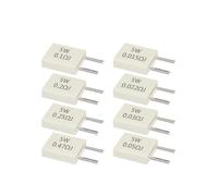 5pcs Non-inductive Ceramic Cement Resistor 5W 0.01 0.015 0.022 0.02 0.025 0.03 0.047 0.05 Ohm 0.01R 0.015R 0.022R 0.02R 0.025R BIANMTSW(5W 4R 5pcs)