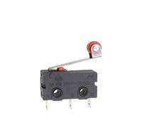 5PCS normal Limit Switch NO NC 3P Terminals SPDT 5A 125V 250V Roller Arc Lever Snap Action Push Switches for 3D Printer Machine