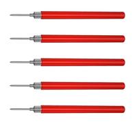5Pcs Not Solder Test Leads Secure Connection Long/Short Test Probes Electrical Testing Upgrades for Multimeters Color Coded Multimeter