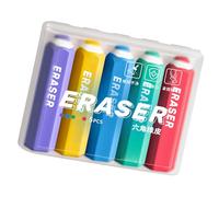 5PCS Novelty Erasers Easy Erasing Hexagon Shape for Students Sketching Learning Tools Hexagonal for Students Smudge Classroom Essentials Ergonomic Hexagon for Writing for Pencil Cases Fun Shaped Tools