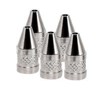5Pcs Nozzle Iron Tips Metal Soldering Welding Tip 1.6mm/1.2mm for Desoldering Pumps Electric Vacuum Solder Sucker Replacement Nozzle Set